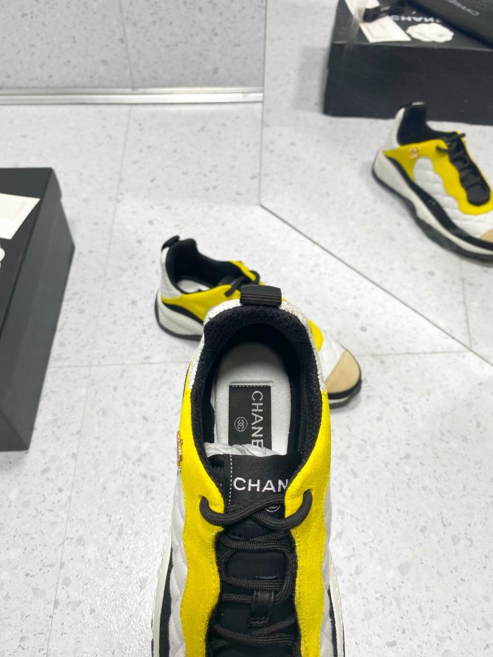 Chanel Women Shoes Sneakers Luxury Brand Sports Shoes Breathable Design with Original Box