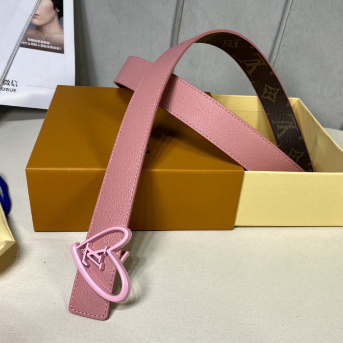 Louis Vuitton Mens Womens Belt Luxury Brand Design Fashion Type LV INITIALES 30MM REVERSIBLE BELT with Original Box M0565V
