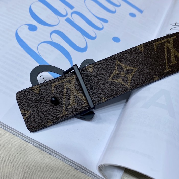 Louis Vuitton Mens Womens Belt Luxury Brand Design Fashion Type LV INITIALES 30MM REVERSIBLE BELT with Original Box M0565V