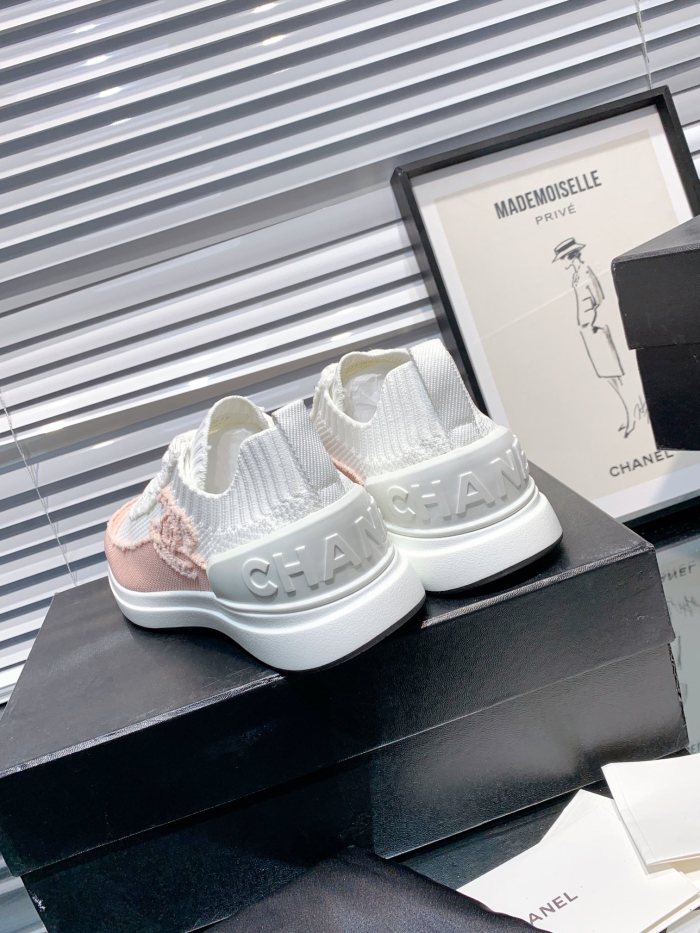 Chanel Women Shoes Sneakers Luxury Brand Sports Shoes Breathable Design with Original Box