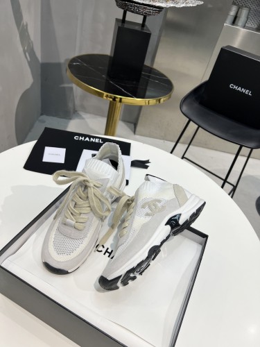 Chanel Women Shoes Sneakers Luxury Brand Sports Shoes Breathable Design with Original Box