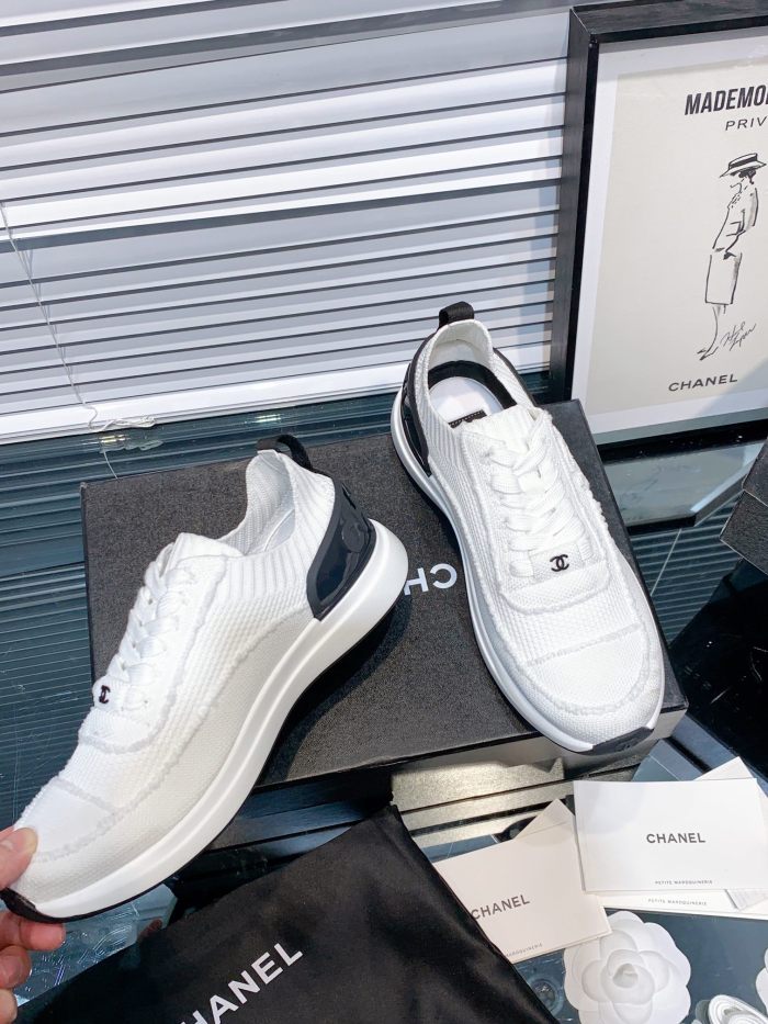 Chanel Women Shoes Sneakers Luxury Brand Sports Shoes Breathable Design with Original Box
