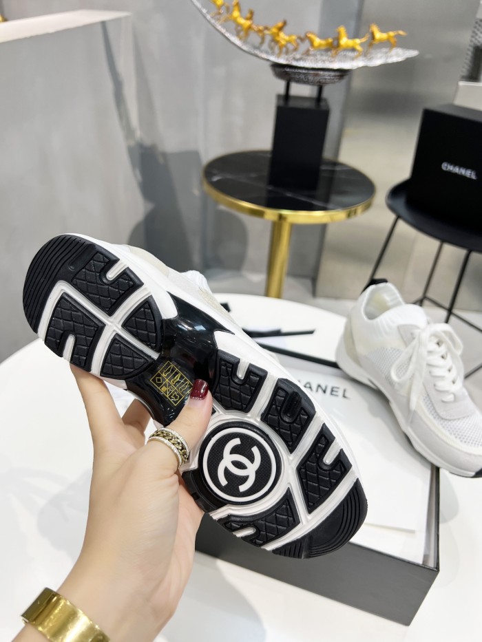 Chanel Women Shoes Sneakers Luxury Brand Sports Shoes Breathable Design with Original Box