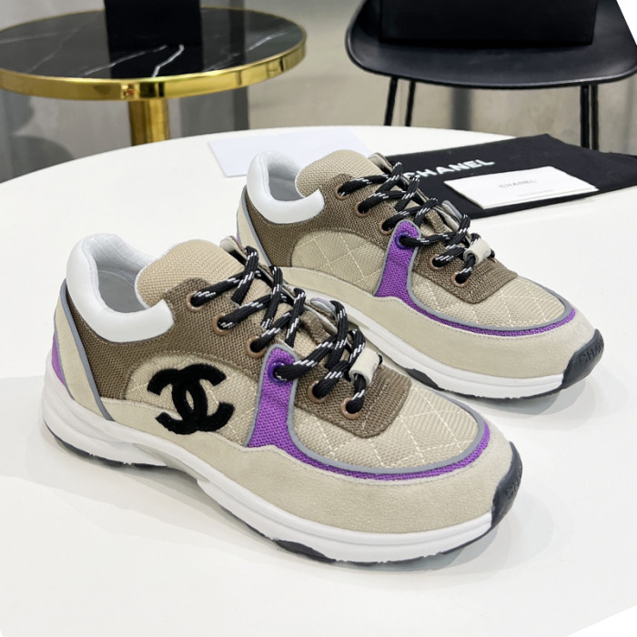 Chanel Women Shoes Sneakers Luxury Brand Sports Shoes Breathable Design with Original Box