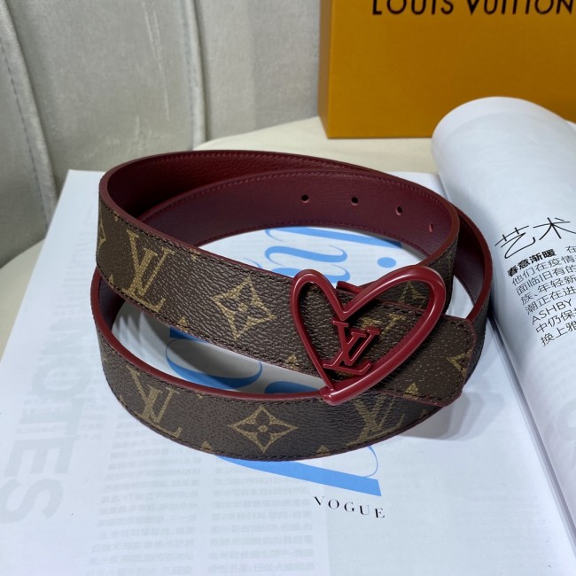 Louis Vuitton Mens Womens Belt Luxury Brand Design Fashion Type LV INITIALES 30MM REVERSIBLE BELT with Original Box M0565V