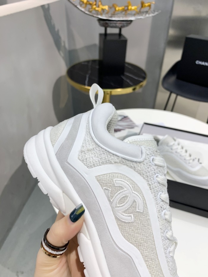 Chanel Women Shoes Sneakers Luxury Brand Sports Shoes Breathable Design with Original Box