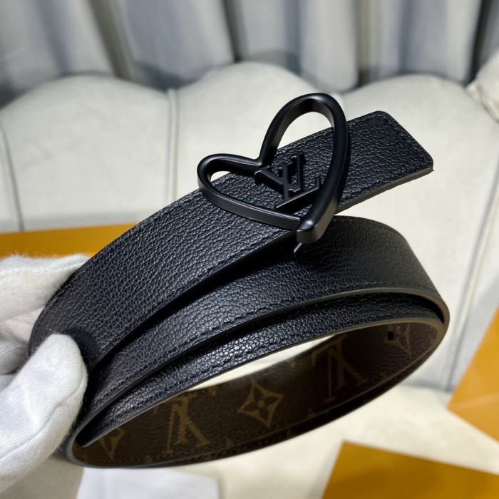 Louis Vuitton Mens Womens Belt Luxury Brand Design Fashion Type LV INITIALES 30MM REVERSIBLE BELT with Original Box M0565V