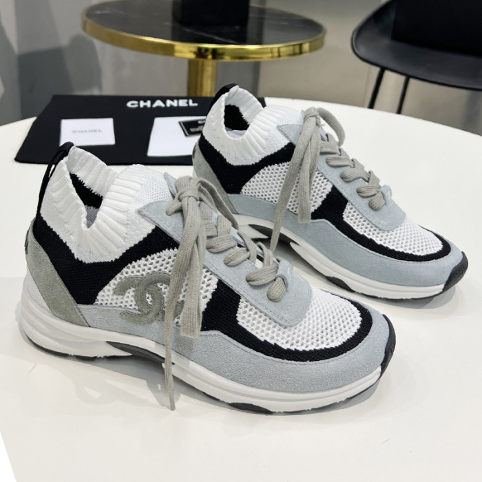 Chanel Women Shoes Sneakers Luxury Brand Sports Shoes Breathable Design with Original Box