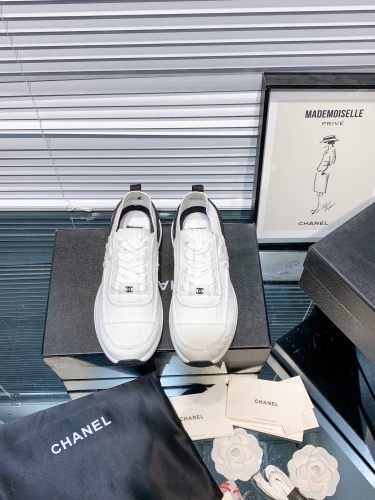 Chanel Women Shoes Sneakers Luxury Brand Sports Shoes Breathable Design with Original Box