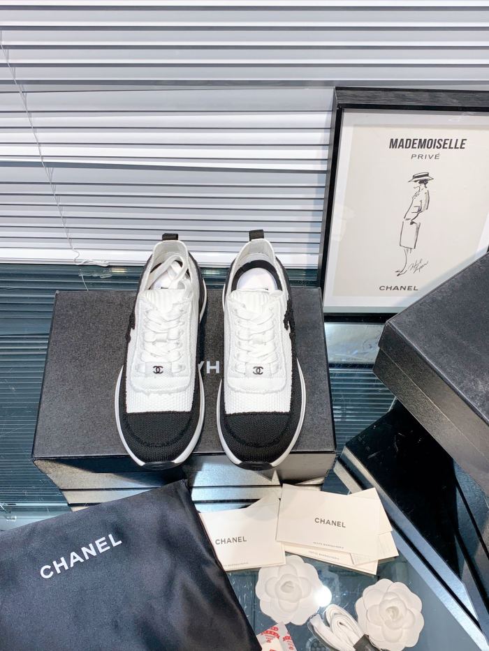 Chanel Women Shoes Sneakers Luxury Brand Sports Shoes Breathable Design with Original Box