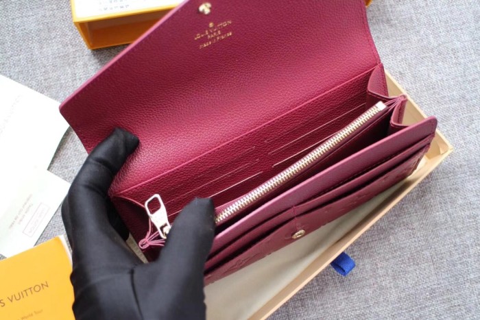 Louis Vuitton Mens Womens Wallets Purse Luxury Brand Designer SARAH WALLET M61182 with Original Box