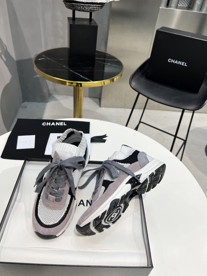 Chanel Women Shoes Sneakers Luxury Brand Sports Shoes Breathable Design with Original Box