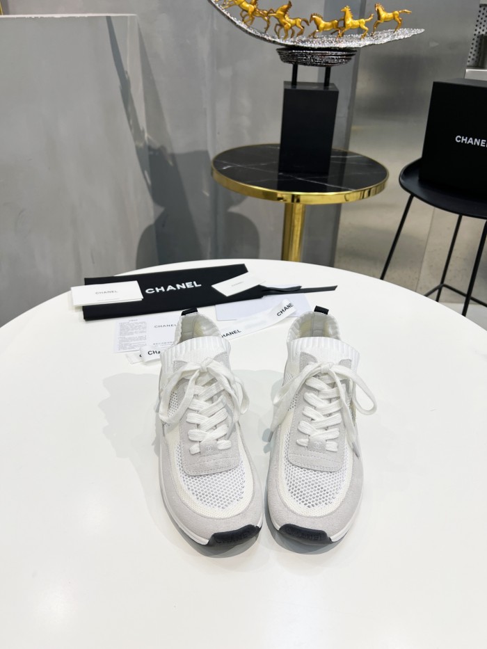 Chanel Women Shoes Sneakers Luxury Brand Sports Shoes Breathable Design with Original Box