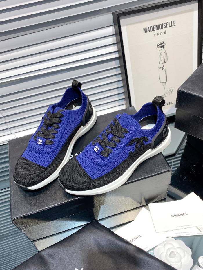 Chanel Women Shoes Sneakers Luxury Brand Sports Shoes Breathable Design with Original Box