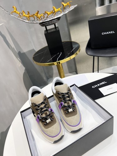 Chanel Women Shoes Sneakers Luxury Brand Sports Shoes Breathable Design with Original Box