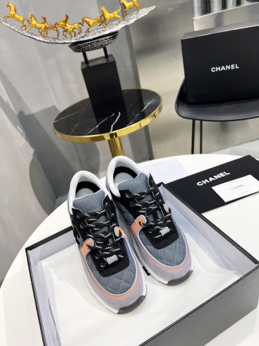Chanel Women Shoes Sneakers Luxury Brand Sports Shoes Breathable Design with Original Box