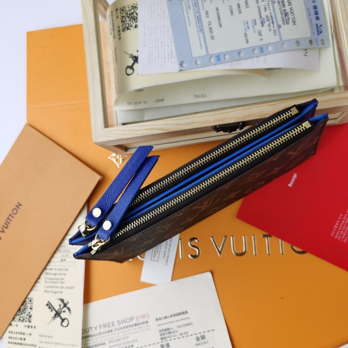 Louis Vuitton Mens Womens Wallets Purse Luxury Brand Designer Zippy WALLET M61269 with Original Box
