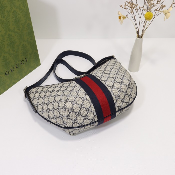 Gucci Womens Bags Shoulder Messenger Bag Luxury Brand Ophidia GG small shoulder bag 598125 9IK3T 8745 with Original Box