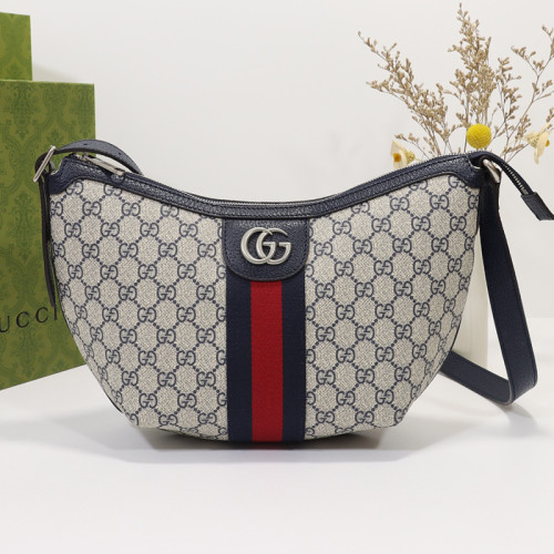 Gucci Womens Bags Shoulder Messenger Bag Luxury Brand Ophidia GG small shoulder bag 598125 9IK3T 8745 with Original Box
