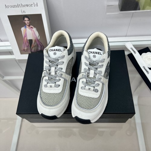 Chanel Women Shoes Sneakers Luxury Brand Sports Shoes Breathable Design with Original Box