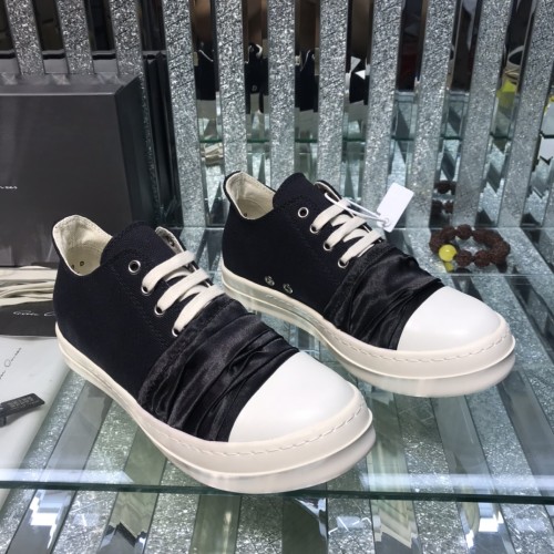 Rick Owens Men Shoes Sneakers Breathable Mens Casual Shoes with Original Box