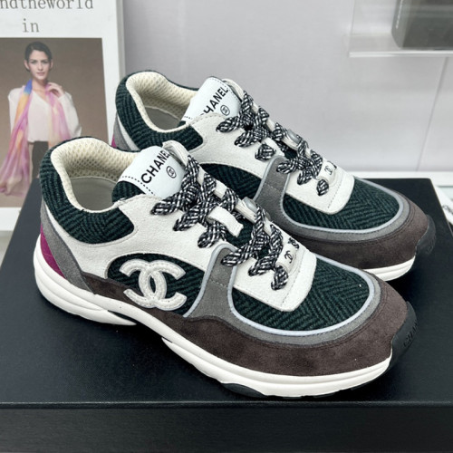 Chanel Women Shoes Sneakers Luxury Brand Sports Shoes Breathable Design with Original Box