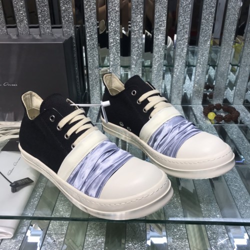 Rick Owens Men Shoes Sneakers Breathable Mens Casual Shoes with Original Box