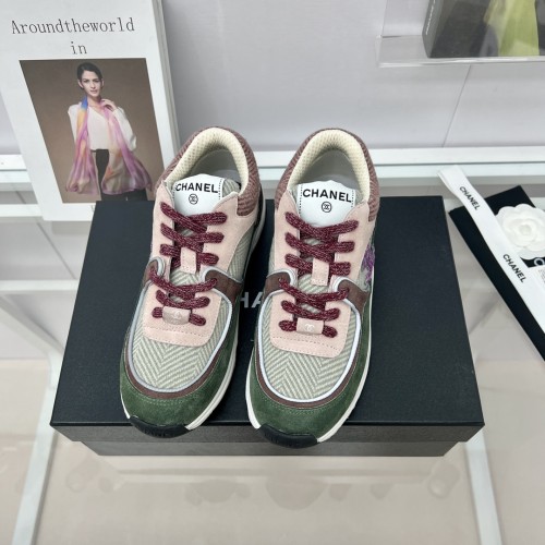 Chanel Women Shoes Sneakers Luxury Brand Sports Shoes Breathable Design with Original Box