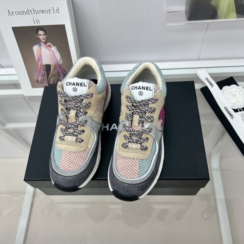 Chanel Women Shoes Sneakers Luxury Brand Sports Shoes Breathable Design with Original Box