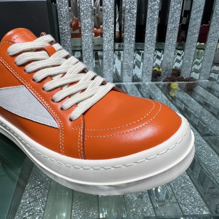 Rick Owens Men Shoes Sneakers Breathable Mens Casual Shoes with Original Box