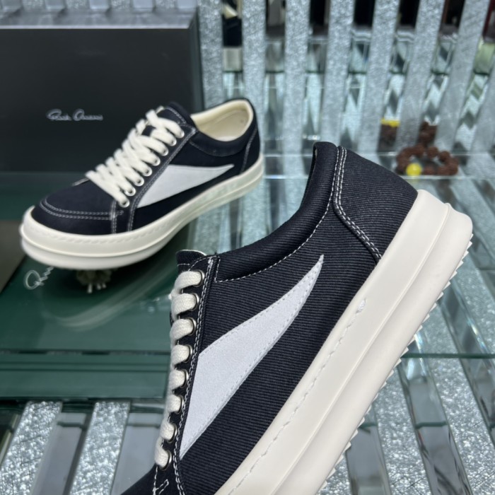 Rick Owens Men Shoes Sneakers Breathable Mens Casual Shoes with Original Box