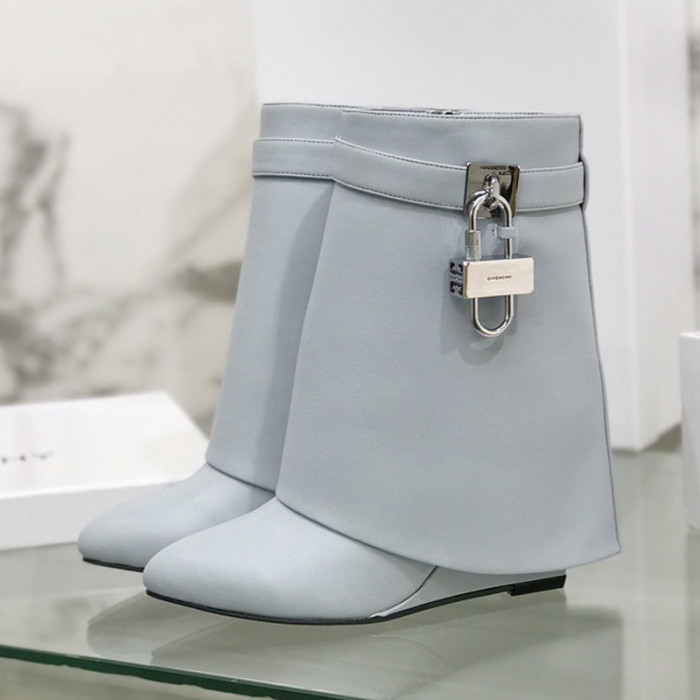 Givenchy Womens Shoes Boots Fashion Type Luxury Brand GIVENCHY BOOTS IN LEATHER with Original Box
