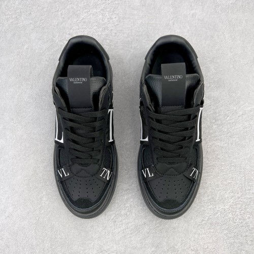 Valentino Garavani Mid-Top Calfskin VL7N Sneaker With Bands Mens Shoes Sneakers Luxury Brand with Original Box