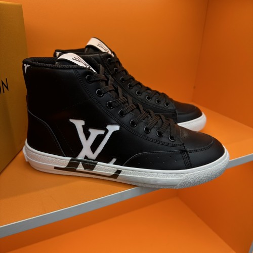Louis Vuitton Men Shoes Fashion Sneakers Luxury Brand Mens CHARLIE SNEAKER BOOT with Original Box 1AARCE