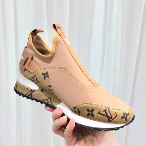 Louis Vuitton Womens Shoes Sports RUN AWAY SNEAKER Running Design Luxury Brand with Original Box