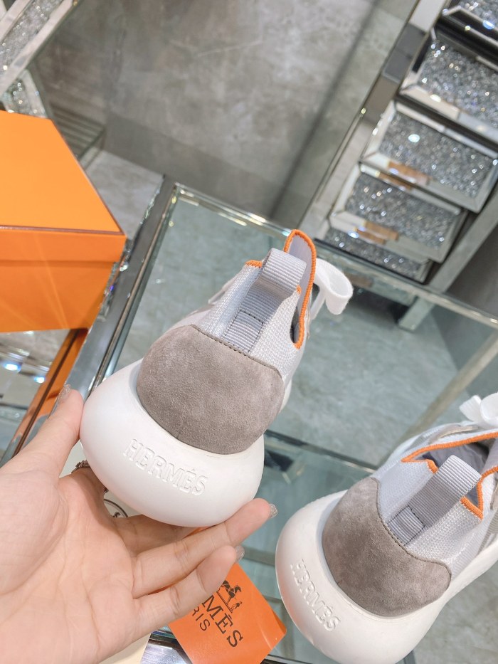 Hermes Womens Casual Shoes Fashion Sneakers Luxury Brand with Original Box