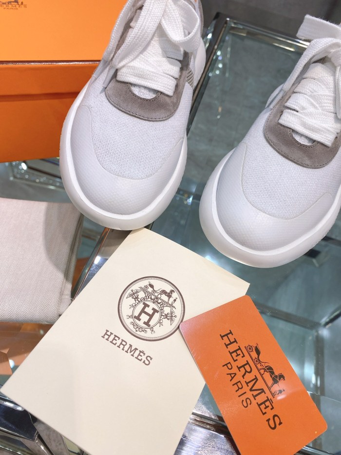 Hermes Womens Casual Shoes Fashion Sneakers Luxury Brand with Original Box
