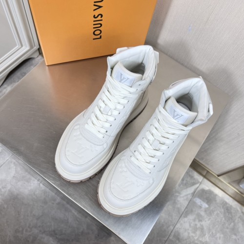 Louis Vuitton Men Shoes Fashion Sneakers Boots Luxury Brand Mens Herlam Sneaker with Original Box