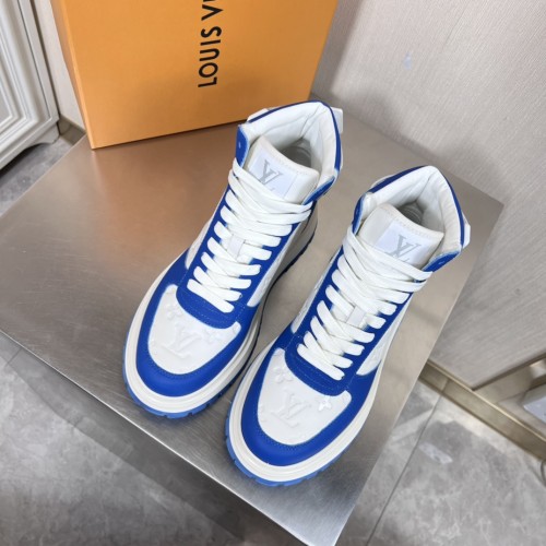 Louis Vuitton Men Shoes Fashion Sneakers Boots Luxury Brand Mens Herlam Sneaker with Original Box