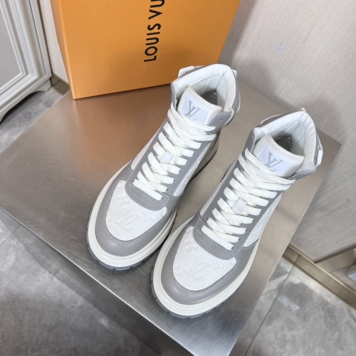 Louis Vuitton Men Shoes Fashion Sneakers Boots Luxury Brand Mens Herlam Sneaker with Original Box