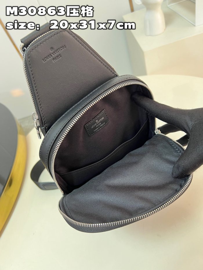 Louis Vuitton Mens Bag Shoulder Bag AVENUE SLINGBAG with Original Box N45303