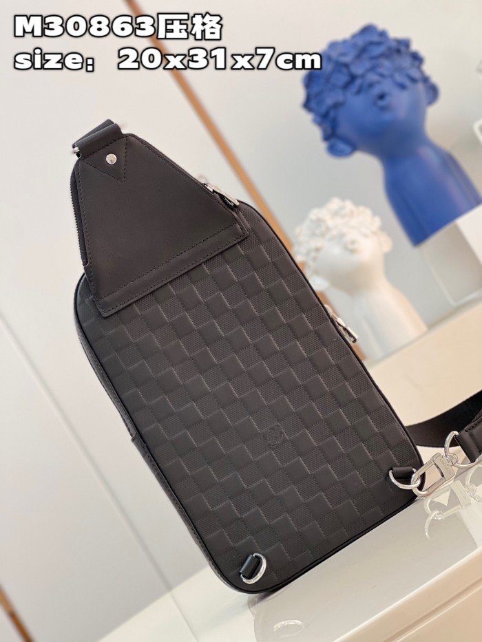 Louis Vuitton Mens Bag Shoulder Bag AVENUE SLINGBAG with Original Box N45303