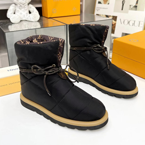 Louis Vuitton Womens Shoes Fashion Boots Luxury Brand LV PILLOW COMFORT ANKLE BOOT with Original Box 1A8T3F