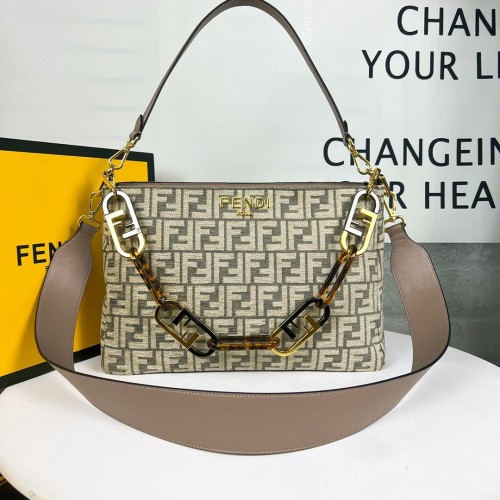 Fendi Womens Bags Shoulder Bags Luxury Brand FENDI O Lock with Original Box