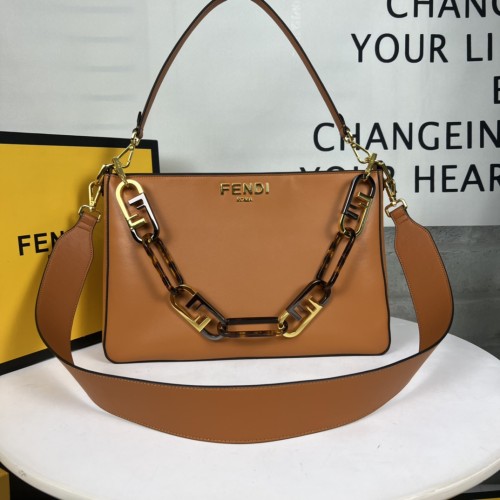 Fendi Womens Bags Shoulder Bags Luxury Brand FENDI O Lock with Original Box