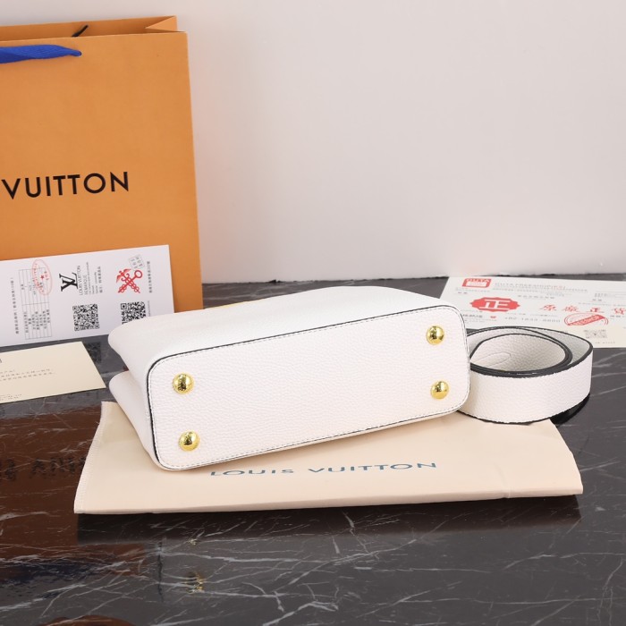 Louis Vuitton Womens Bags Handbags Luxury Brand CAPUCINES BB Leather Messenger Shoulder Bags M52689