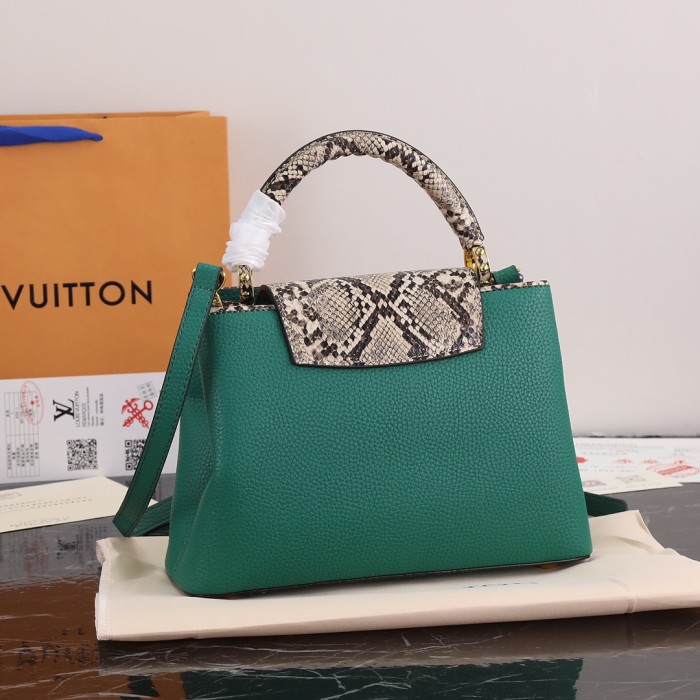 Louis Vuitton Womens Bags Handbags Luxury Brand CAPUCINES BB Leather Messenger Shoulder Bags M52689