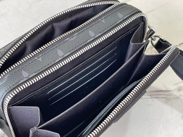 Louis Vuitton Mens Bags Clutch Luxury Brand Fashion Type ALPHA WEARABLE WALLET M80741 with Original Box Monogram Eclipse coated canvas