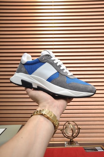 Tom Ford Mens Shoes Fashion Sneakers Luxury Brand Casual Shoes  SUEDE AND NEOPRENE JAGO SNEAKER with Original Box
