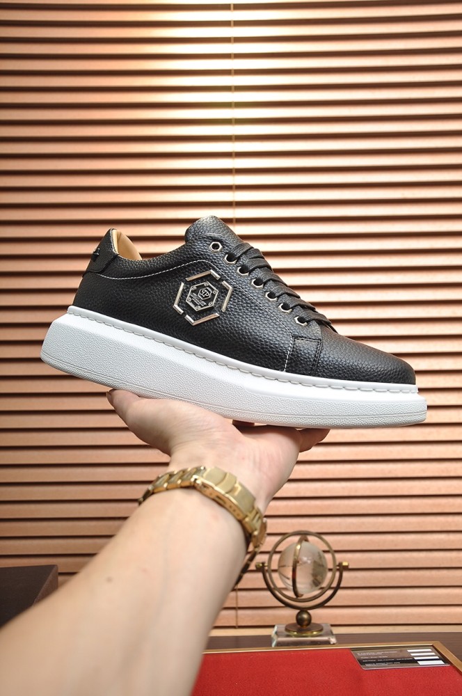 Philipp Plein Men Shoes Sneakers Low Top Sneaker Fashion Design Luxury Brand Trainer Predator TM with Original Box